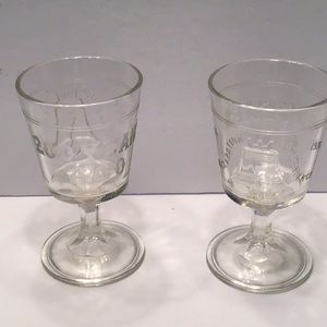 Bicentennial Historical Goblets commemorating 200th Anniversary of America